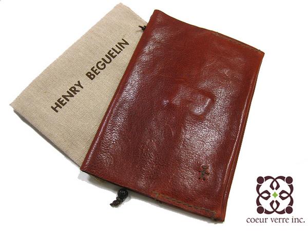 HENRY BEGUELIN(エンリーベグリン)の手帳カバー、ウォレットチェーン