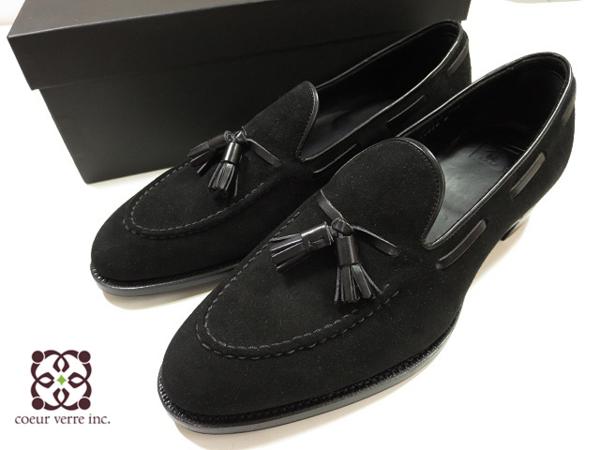 三陽山長（サンヨウヤマチョウ）のスエードレザー タッセルローファー  